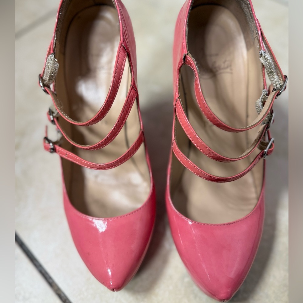 Christian Louboutin Patent Bubblegum Pink Maryjane